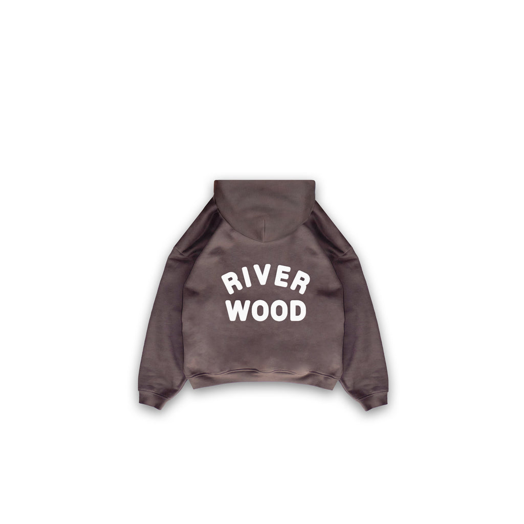 Arch Logo Hoodie - Brown
