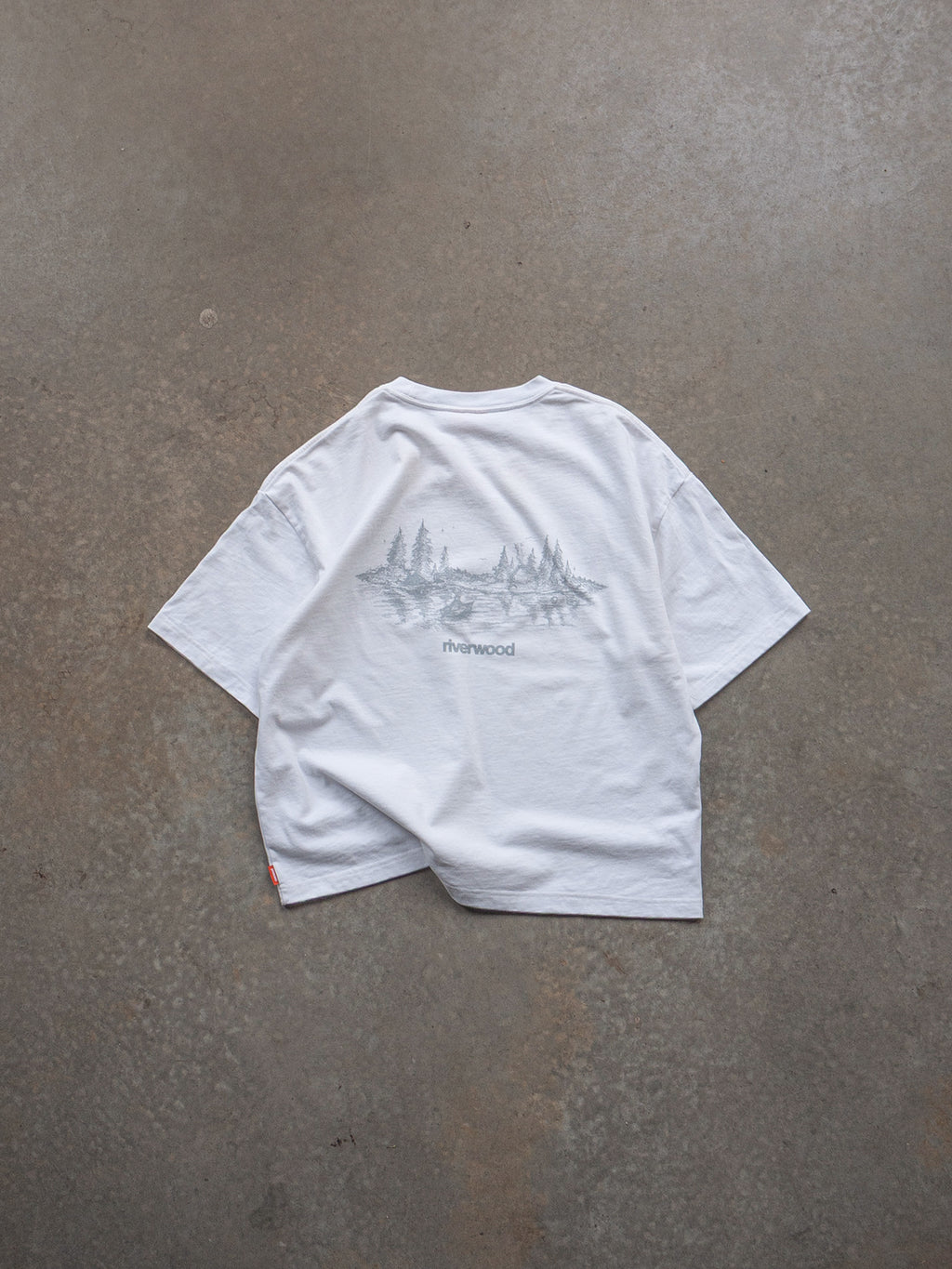 Landscape Sketch T-Shirt - White