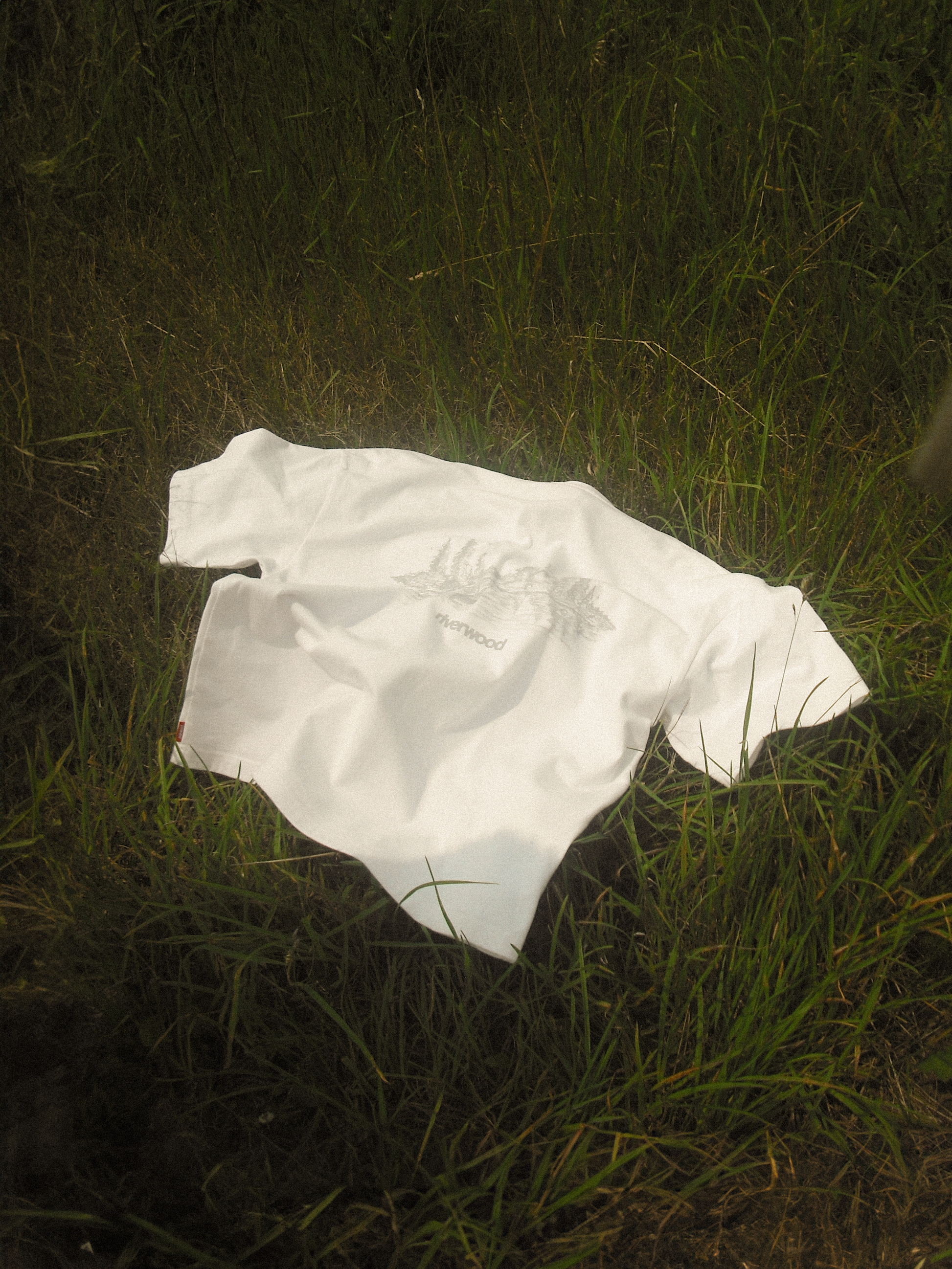 Landscape Sketch T-Shirt - White