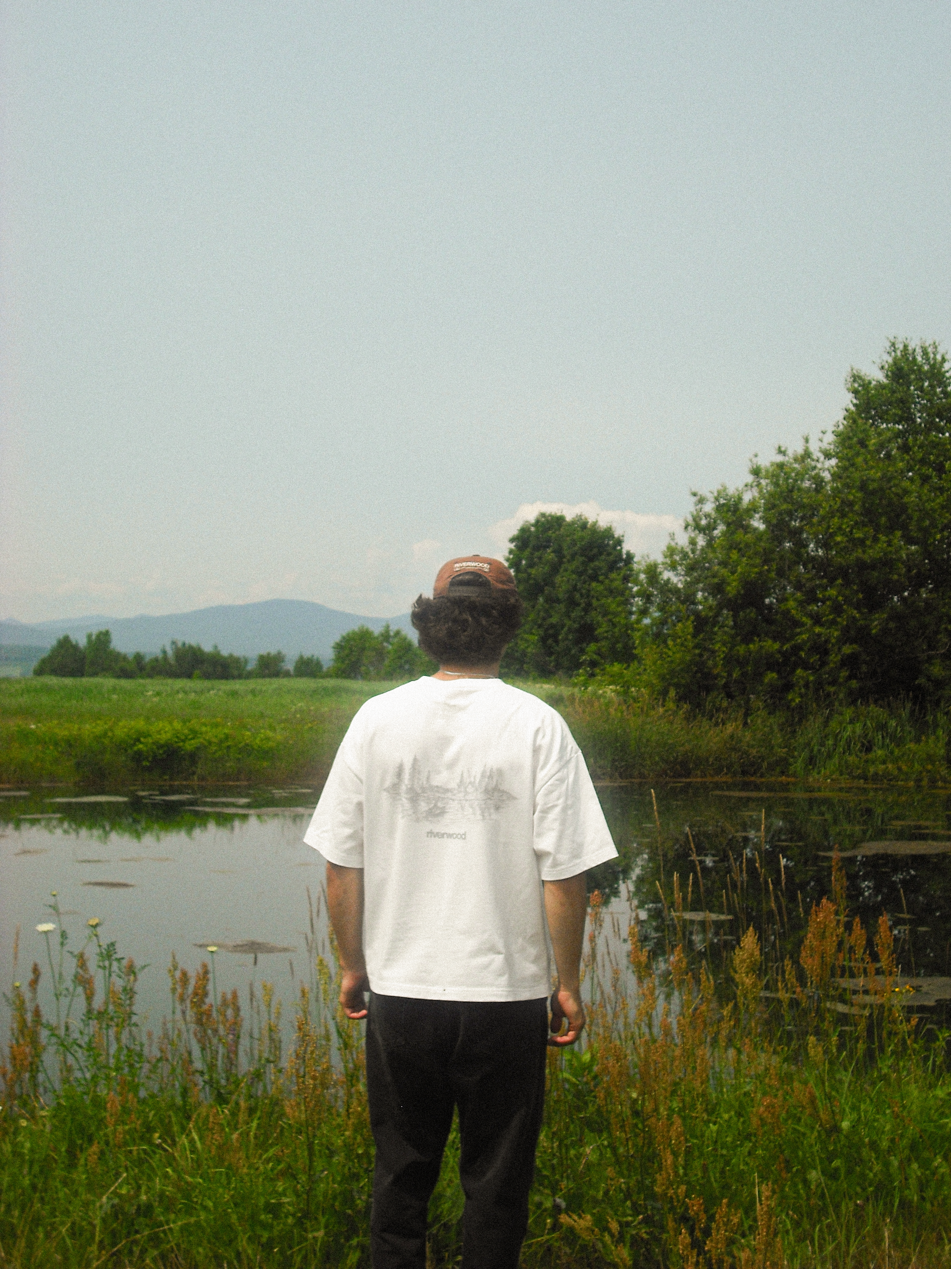 Landscape Sketch T-Shirt - White