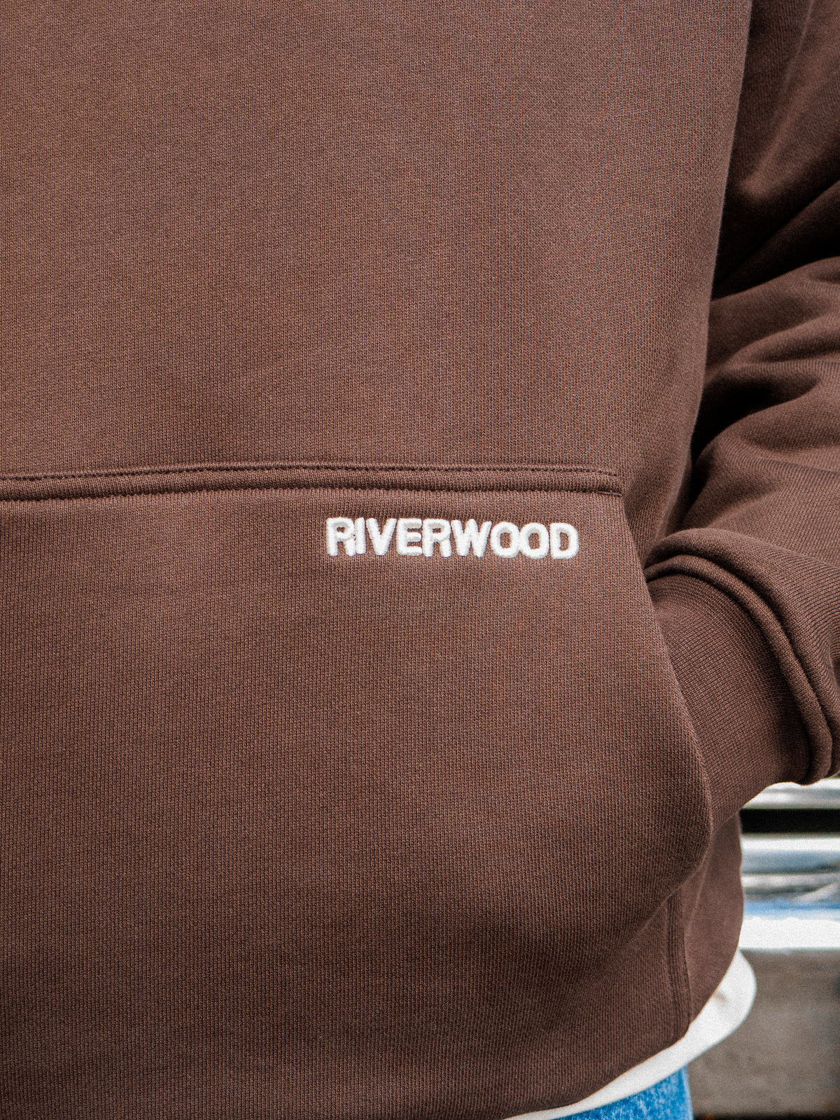 Arch Logo Hoodie - Brown